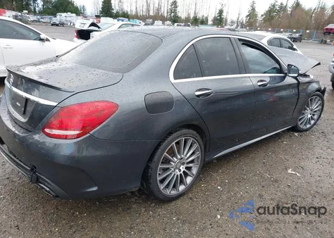 2015 Mercedes-Benz C 300 Sport из США, поврежденный, VIN 55SWF4JB5FU077424